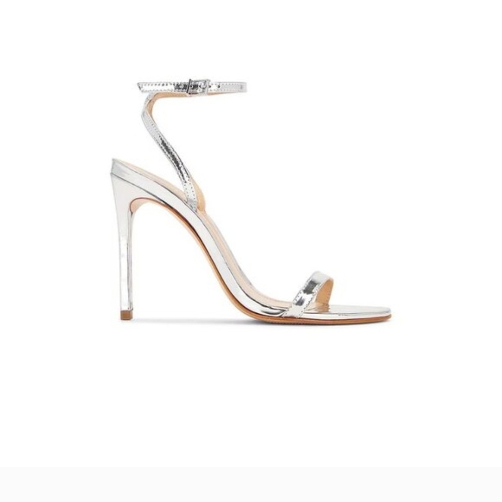 SCHUTZ Silver High Heel Sandals
